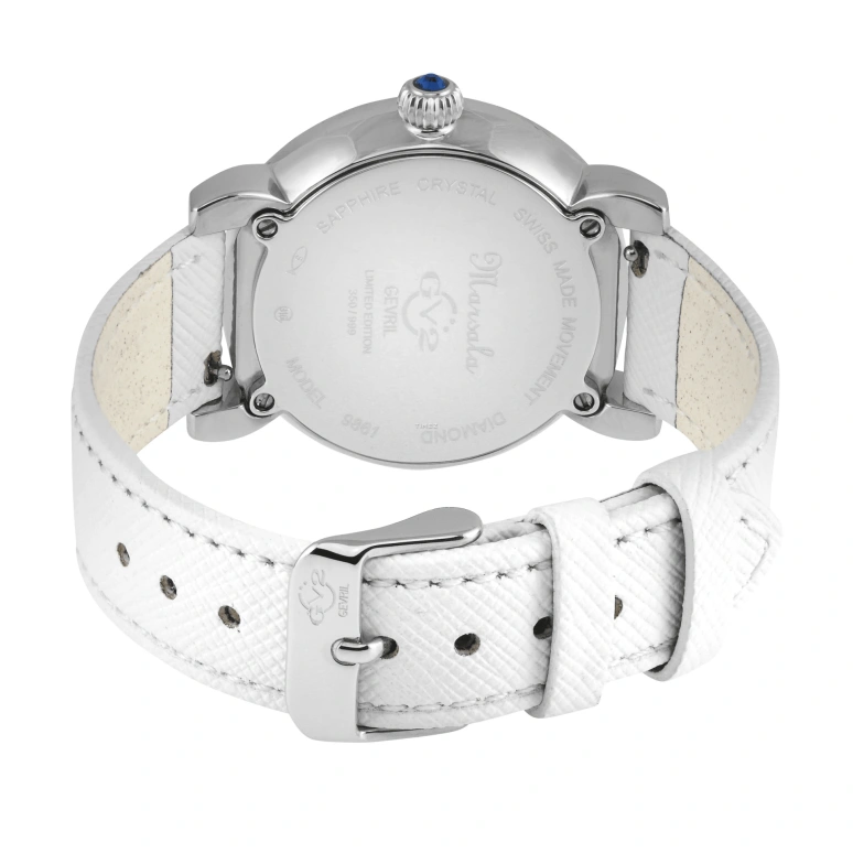 Gevril,Marsala 37mm,37mm,Stainless Steel,Black,Quartz,Sapphire,Crystal Glass,Round,9861,9861-V1