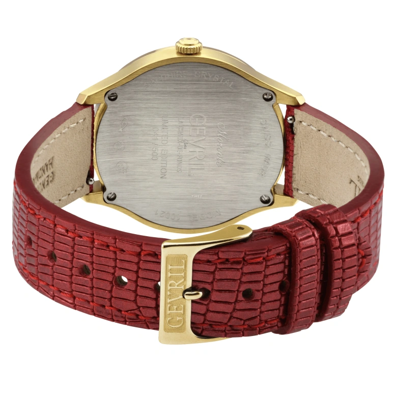 Gevril,Morcote 36mm,36mm,Stainless Steel,White,Quartz,Sapphire,Cushion,10021