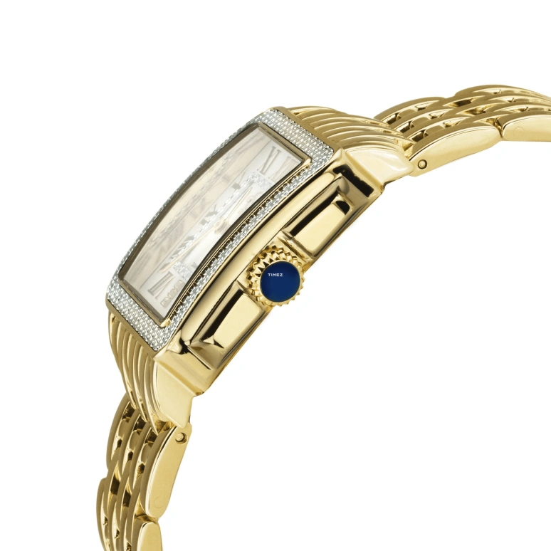Gevril,Padova 27.50mm,27.50mm,Stainless Steel,White,Quartz,Sapphire,Rectangular,12303B