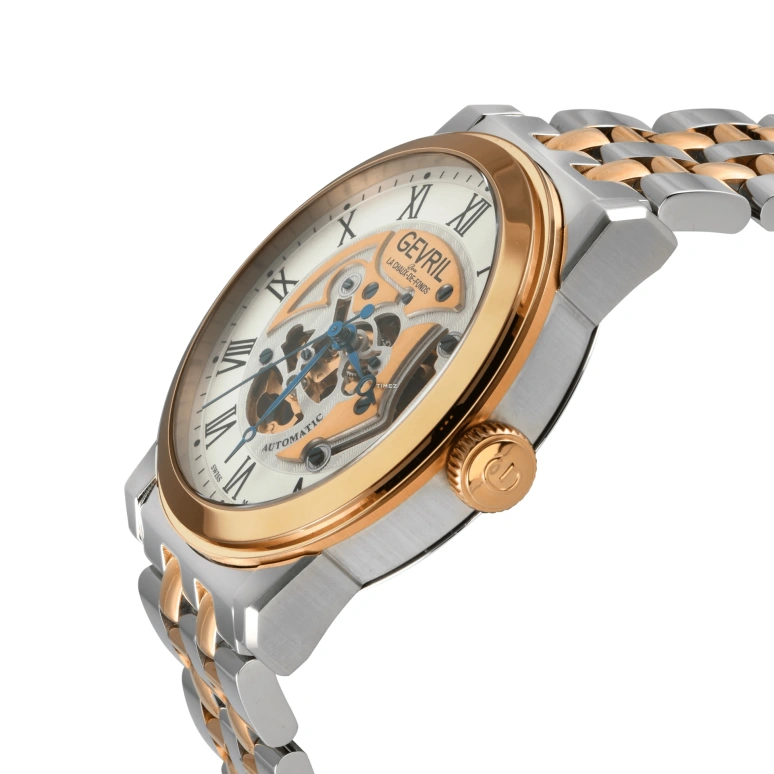 Gevril,Vanderbilt 47mm,47mm,Stainless Steel,Silver,Automatic,Sapphire,Round,22693B
