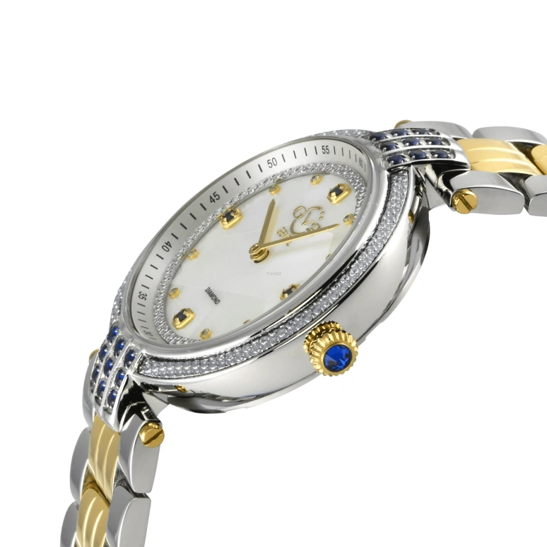 Gevril,Matera 36mm,36mm,Stainless Steel,White,Quartz,Sapphire,Round,12809B