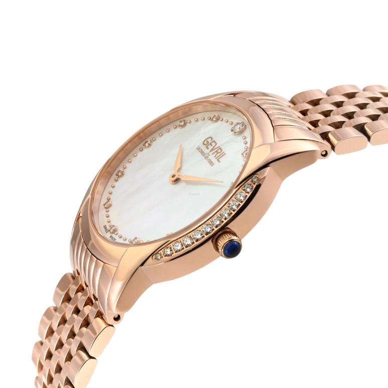 Gevril,Airolo 36mm,36mm,Stainless Steel,White,Quartz,Sapphire,Round,13151B