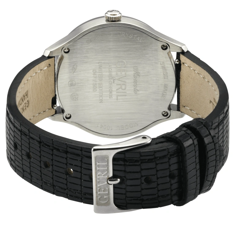 Gevril,Morcote 36mm,36mm,Stainless Steel,White,Quartz,Sapphire,Cushion,10041