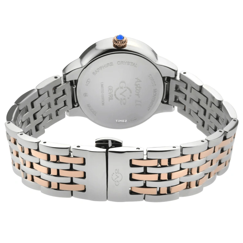 Gevril,Astor 38mm,38mm,Stainless Steel,Blue,Quartz,Sapphire,Crystal Glass,Round,9149