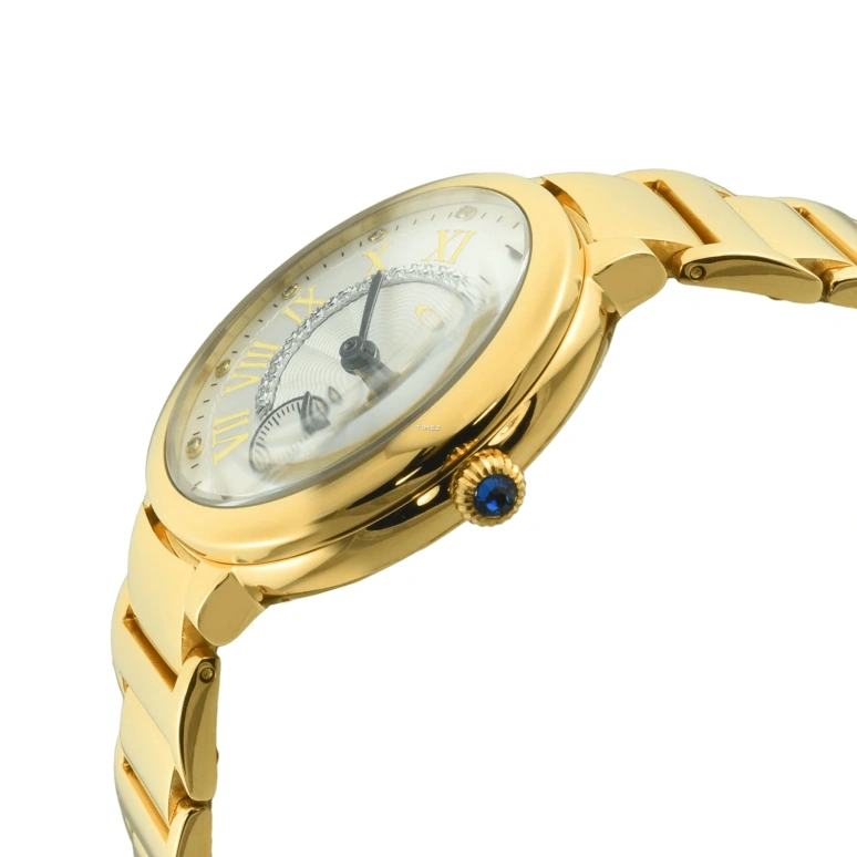 Gevril,Rome 36mm,36mm,Stainless Steel,Silver,Quartz,Sapphire,Round,12208B