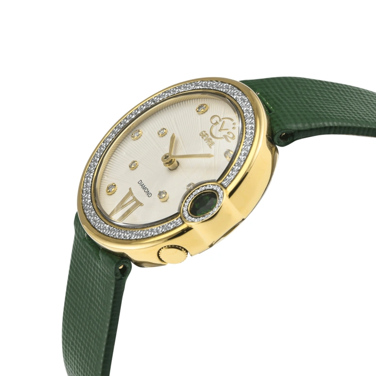 Gevril,Perugia 34mm,34mm,Stainless Steel,Silver,Quartz,Sapphire,Gold,14702