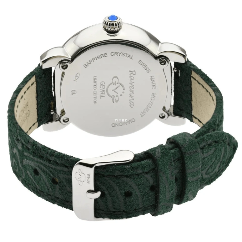 Gevril,Ravenna 37mm,37mm,Stainless Steel,White,Quartz,Sapphire,Round,12600F