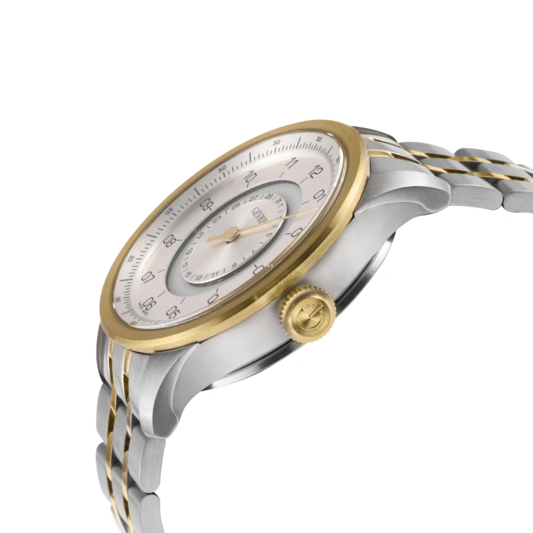 Gevril,Jones Street 45mm,45mm,Stainless Steel,Silver,Automatic,Day,38hours,2106