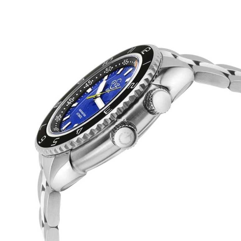 Gevril,Squalo 46mm,46mm,Stainless Steel,Blue,Automatic,Day,Sapphire,42401