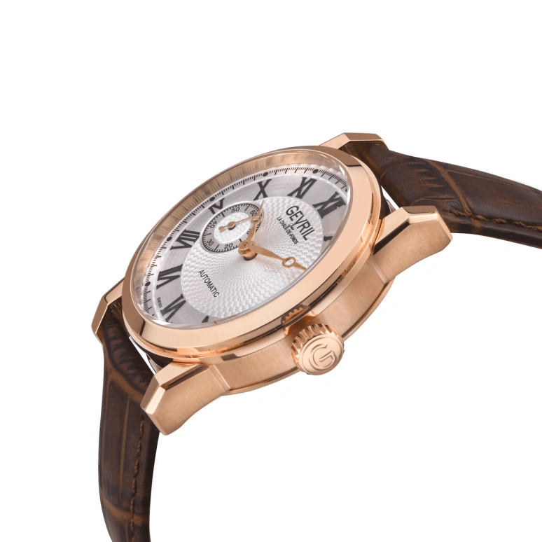 Gevril,Madison 39mm,39mm,Stainless Steel,Silver,Automatic,Day,36hours,2567