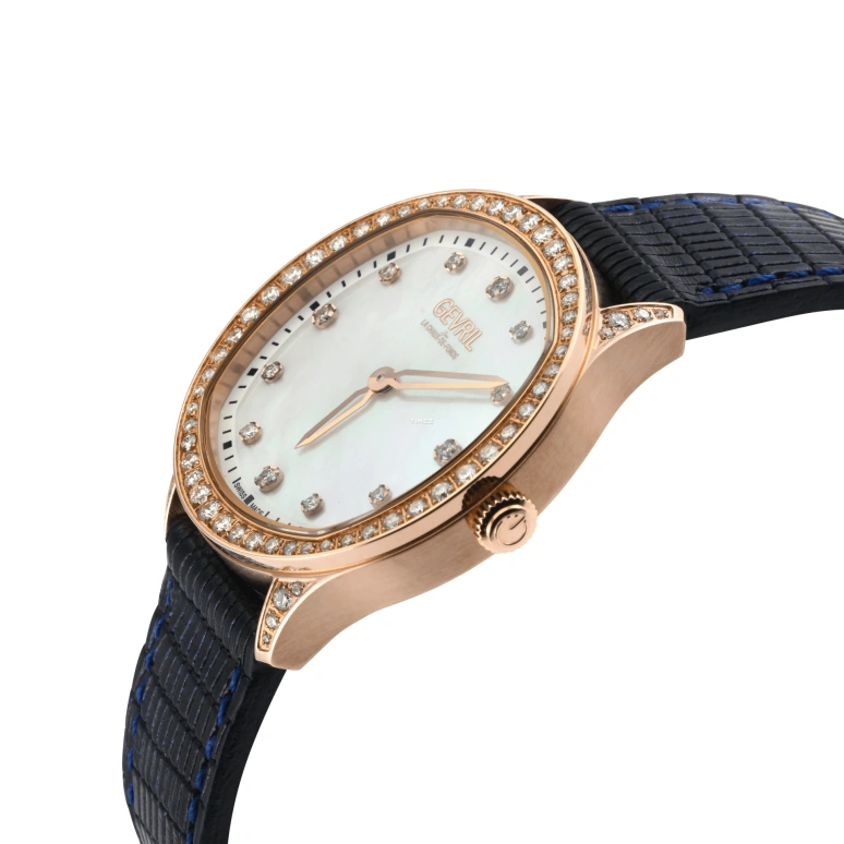 Gevril,Morcote 36mm,36mm,Stainless Steel,White,Quartz,Sapphire,Cushion,10251