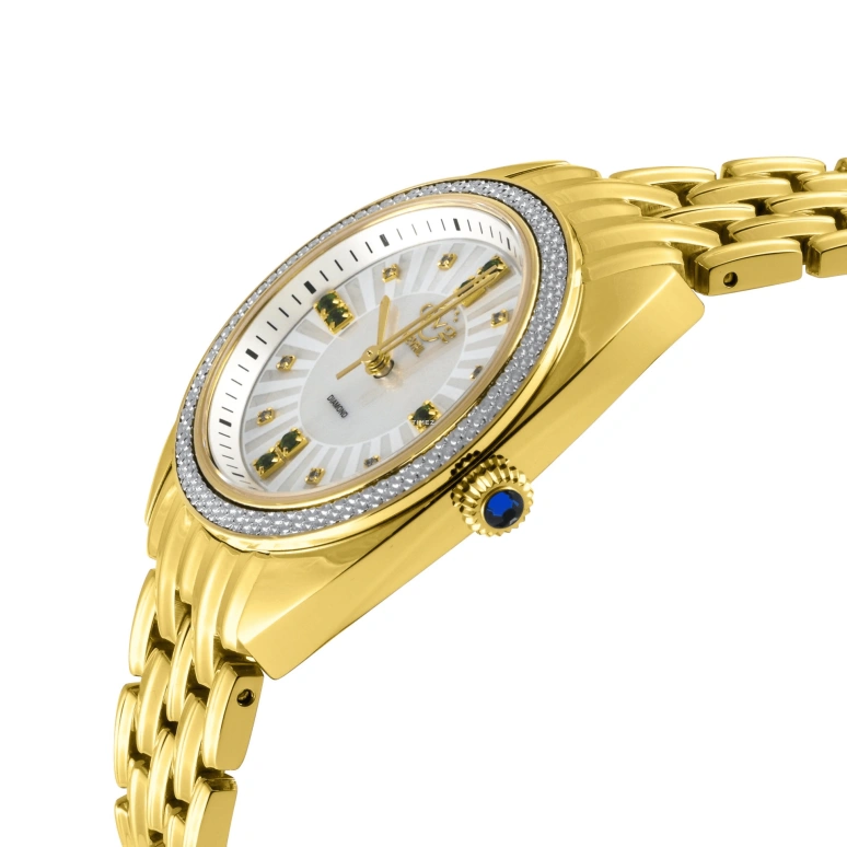 Gevril,Palermo 36mm,36mm,Stainless Steel,White,Quartz,Sapphire,Round,13105B