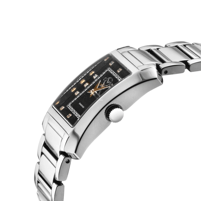 Gevril,Luino 29.50mm,29.50mm,Stainless Steel,Black,Quartz,Sapphire,Rectangular,14601B