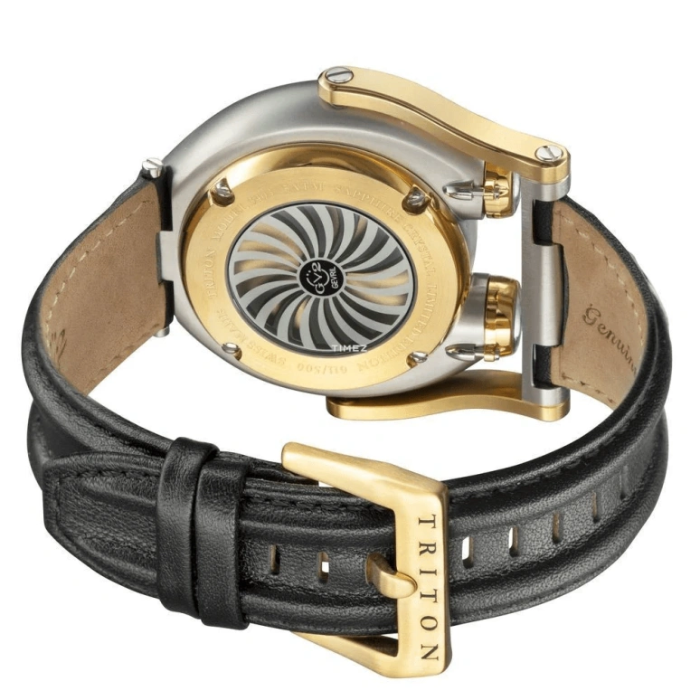Gevril,Triton 49mm,49mm,Stainless Steel,White,Automatic,Sapphire,Crystal Glass,Round,3403