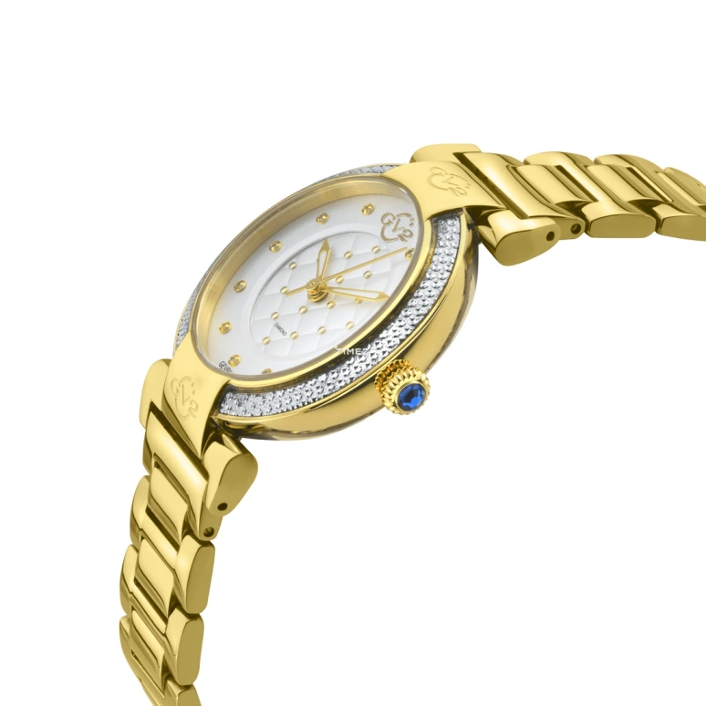 Gevril,Berletta 33mm,33mm,Stainless Steel,White,Quartz,Sapphire,Round,1541B