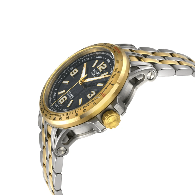 Gevril,Wind Master 44mm,44mm,Stainless Steel,Black,Automatic,38hours,Sapphire,49303B