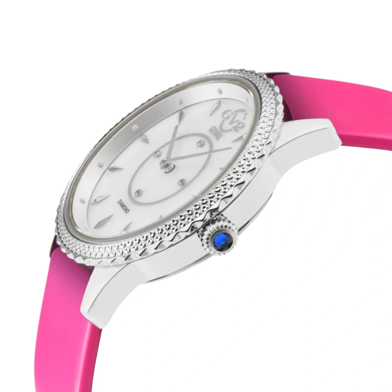 Gevril,Siena 38mm,38mm,Silver,White,Quartz,Sapphire,Round,11700,11700-424-8