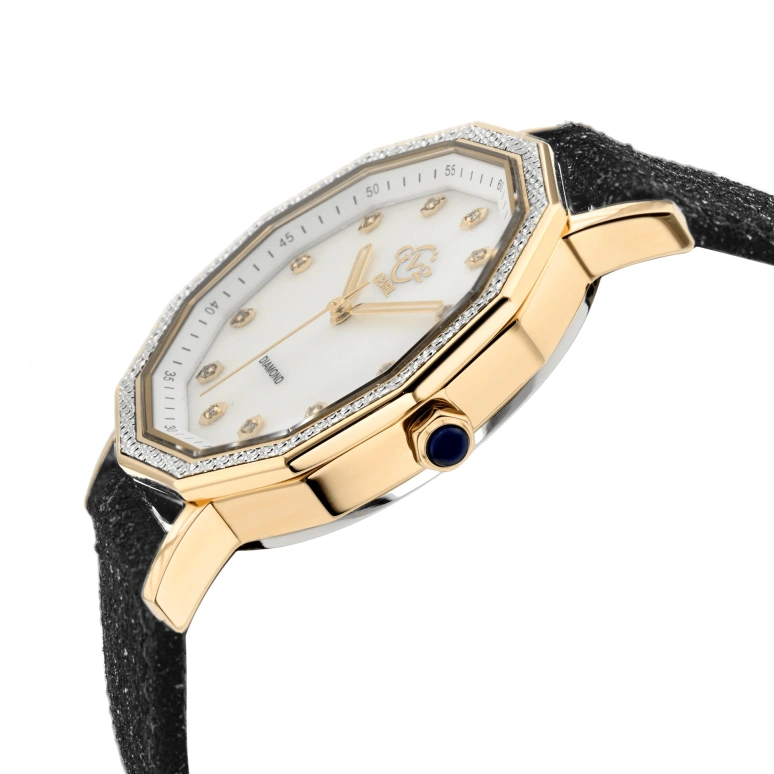 Gevril,Spello 38mm,38mm,Stainless Steel,White,Quartz,Sapphire,Twelve edge,14501