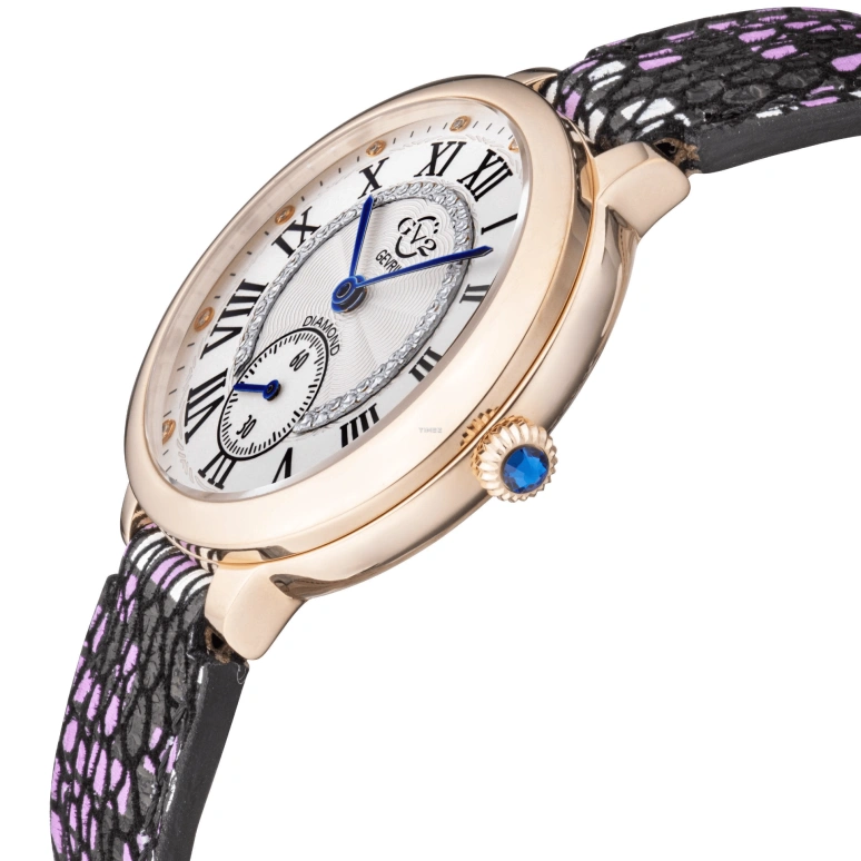 Gevril,Rome 36mm,36mm,Stainless Steel,White,Quartz,Sapphire,Round,12201S