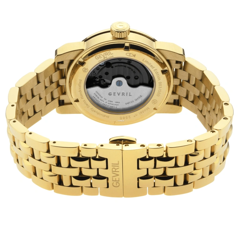 Gevril,Madison 39mm,39mm,Stainless Steel,Silver,Automatic,Day,38hours,2575