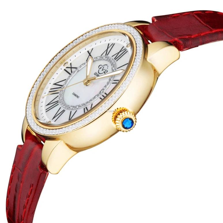 Gevril,Astor 38mm,38mm,Stainless Steel,White,Quartz,Sapphire,Crystal Glass,Round,9142,9142-L4
