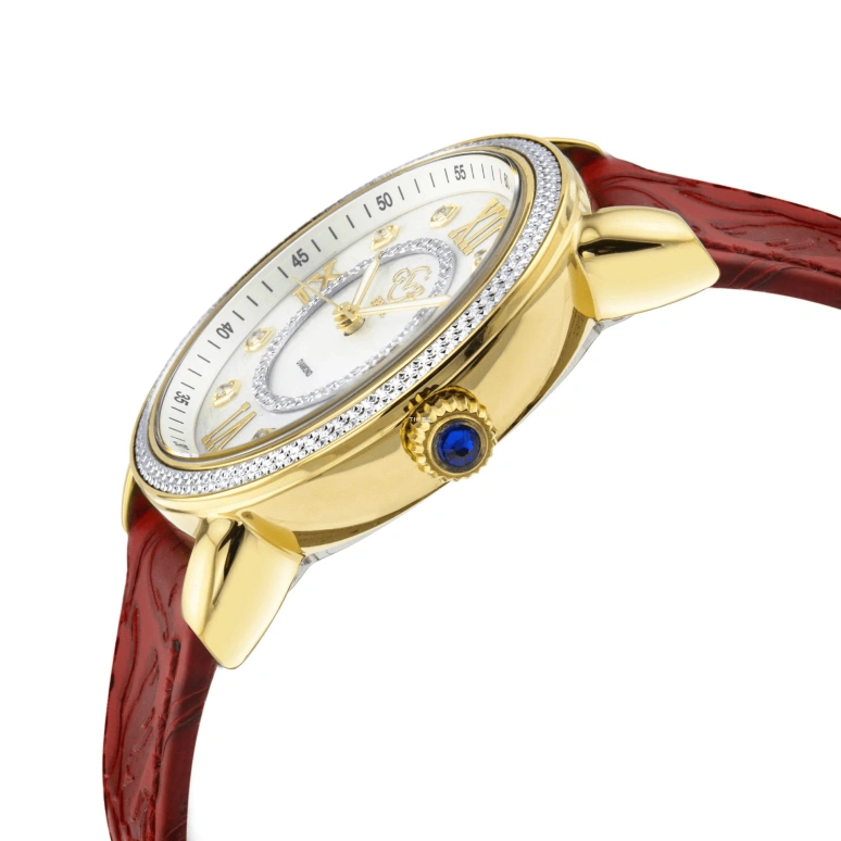 Gevril,Marsala 37mm,37mm,Stainless Steel,White,Quartz,Sapphire,Crystal Glass,Round,9866