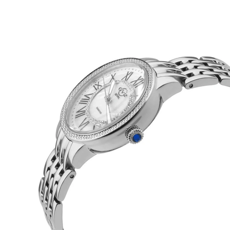 Gevril,Astor 38mm,38mm,Stainless Steel,White,Quartz,Sapphire,Crystal Glass,Round,9140