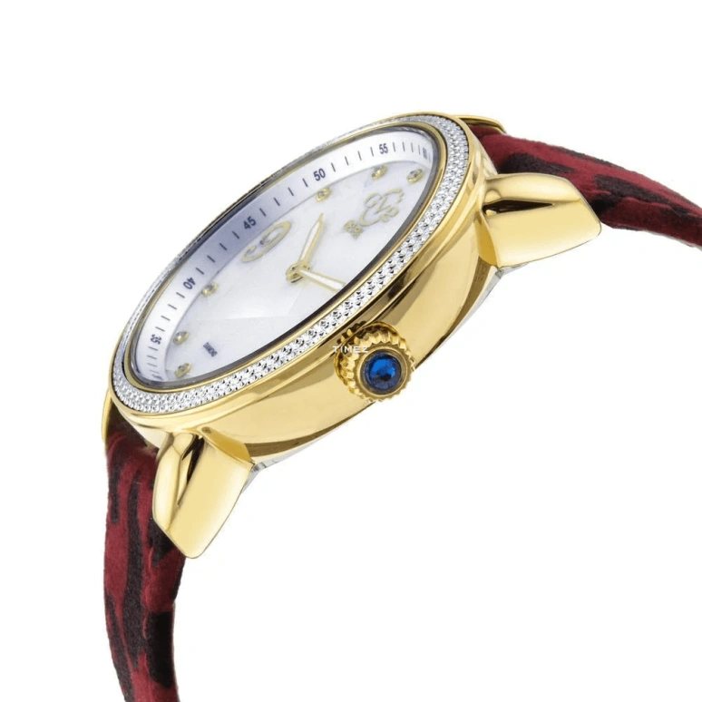 Gevril,Ravenna 37mm,37mm,Yellow Gold,White,Quartz,Sapphire,Round,12602