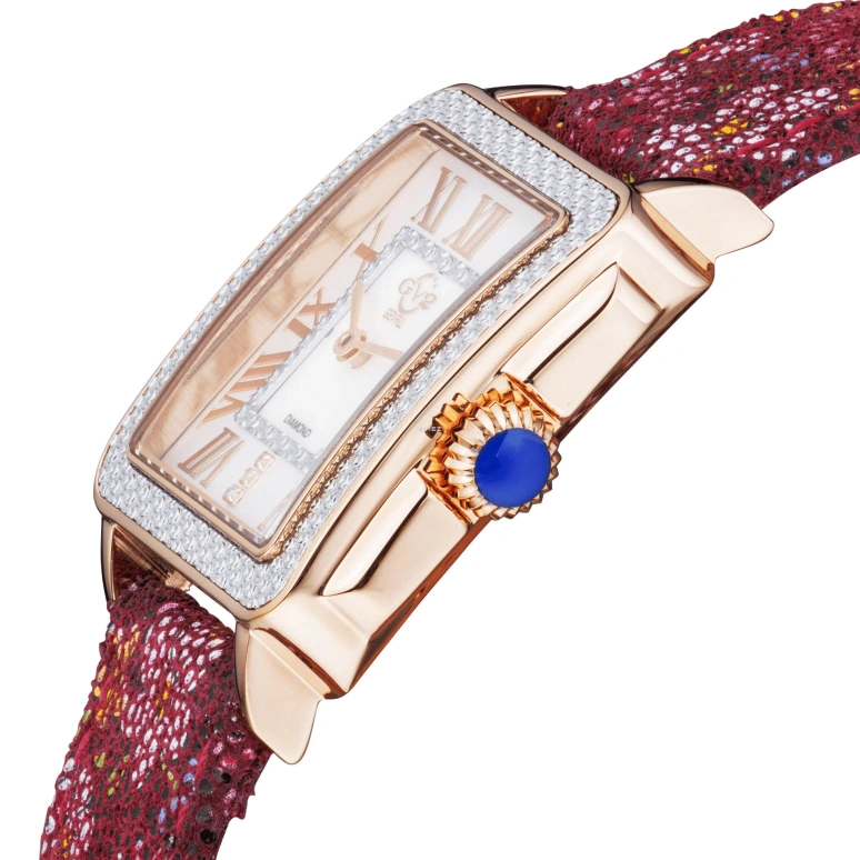 Gevril,Padova 28.50mm,28.50mm,Stainless Steel,White,Quartz,Sapphire,Rectangular,12316F