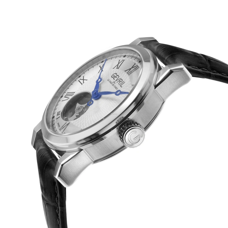 Gevril,Madison 39mm,39mm,Stainless Steel,Silver,Automatic,Sapphire,Crystal Glass,Round,2583