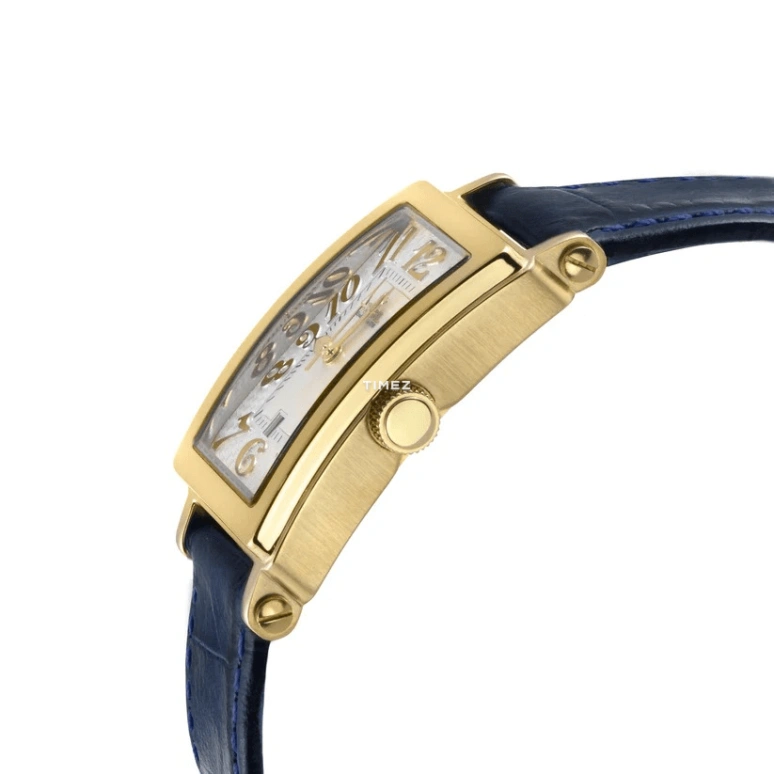 Gevril,Avenue of Americas 33x25mm,33x25mm,Stainless Steel,Pink,White,Quartz,Day,Sapphire,Crystal Glass,7444Y,7444Y-6