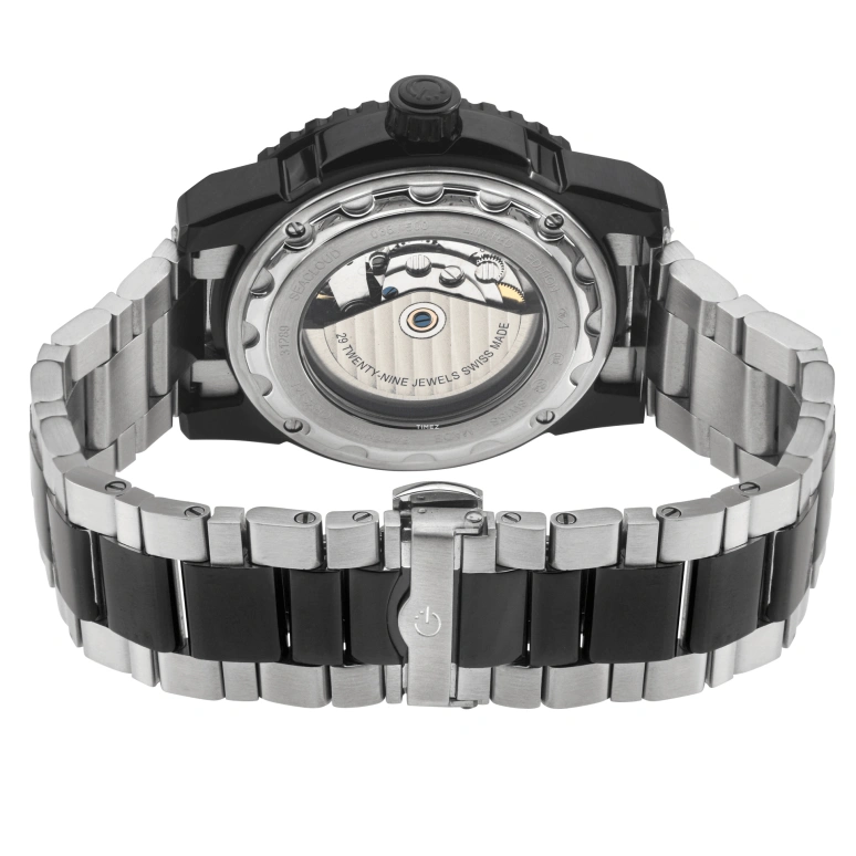 Gevril,Seacloud 44mm,44mm,Stainless Steel,Green,Automatic,Day,36hours,31289B