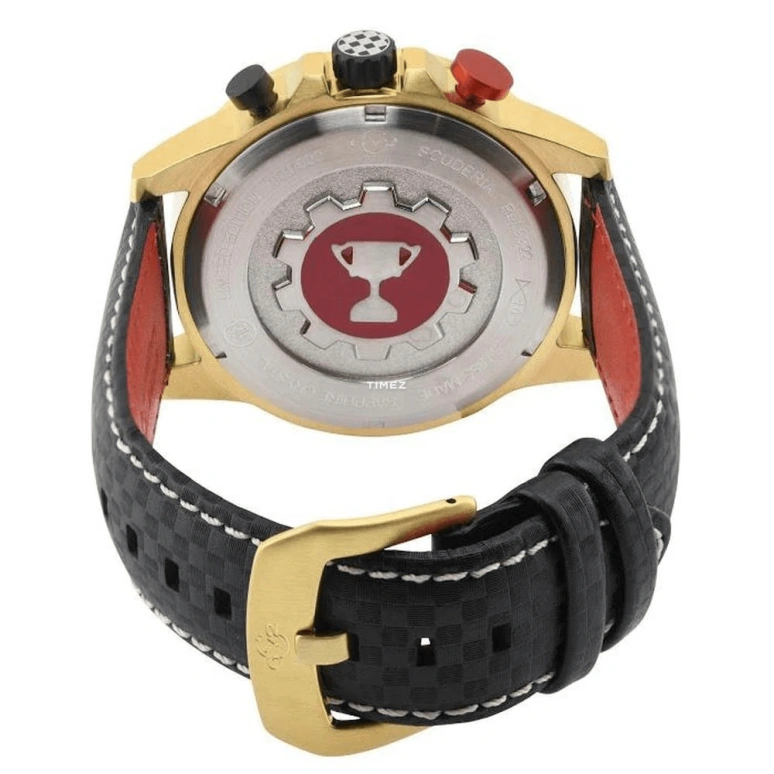 Gevril,Scuderia 45mm,45mm,Stainless Steel,Black,Quartz,Chronograph,Day,Dule Time,Alarm,Sapphire,Crystal Glass,Round,9922
