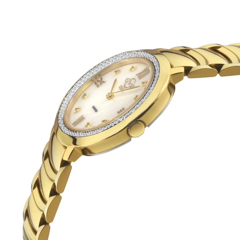 Gevril,Amalfi 34mm,34mm,Stainless Steel,White,Quartz,Sapphire,Round,14102B