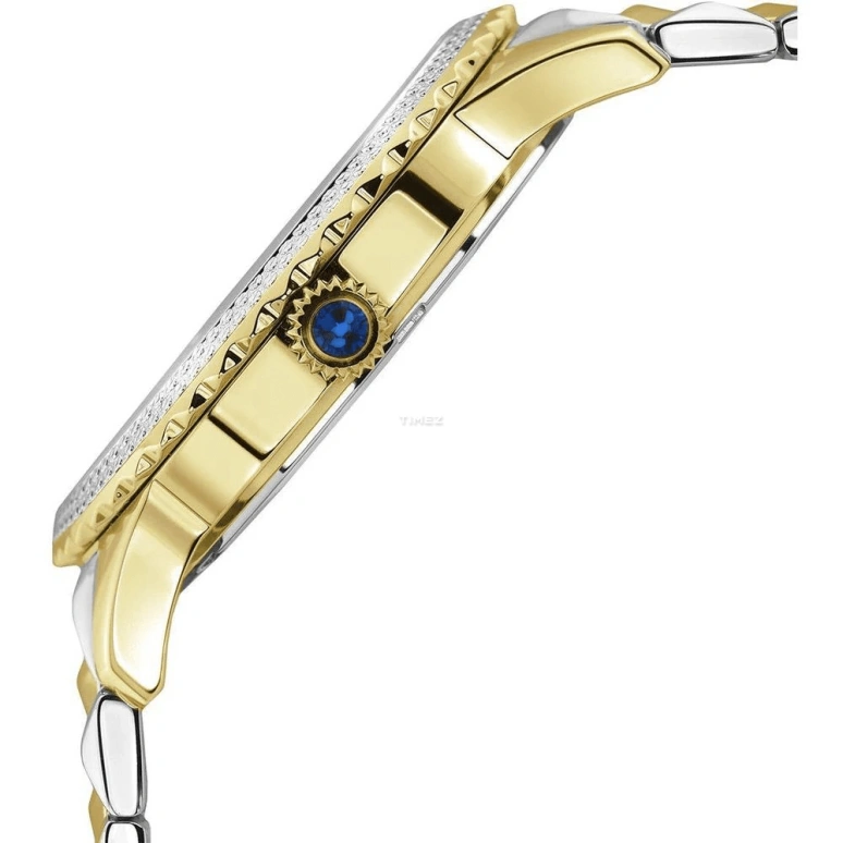 Gevril,Siena 38mm,38mm,Yellow Gold,Silver,Quartz,Sapphire,Round,11704,11704-425
