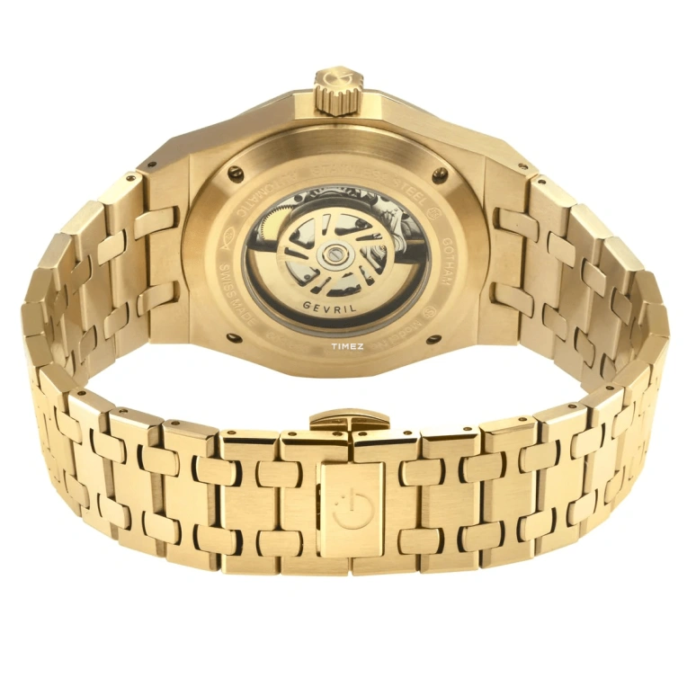 Gevril,Gotham 41mm,41mm,Stainless Steel,White,Automatic,Day,38hours,49404B