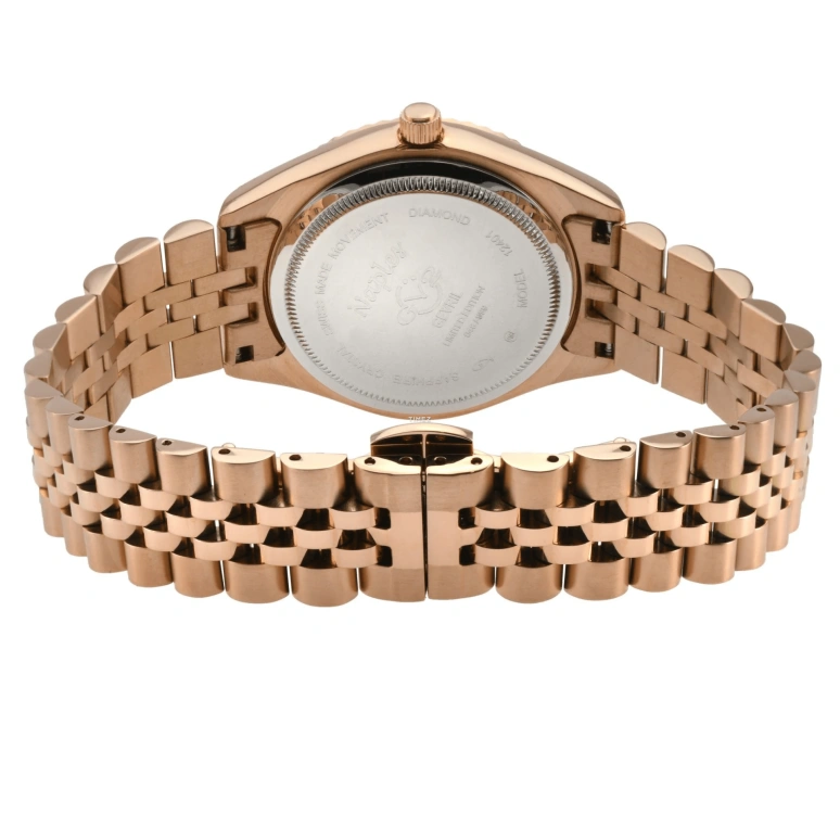 Gevril,Naples 34mm,34mm,Stainless Steel,Brown,Quartz,Day,Sapphire,12401