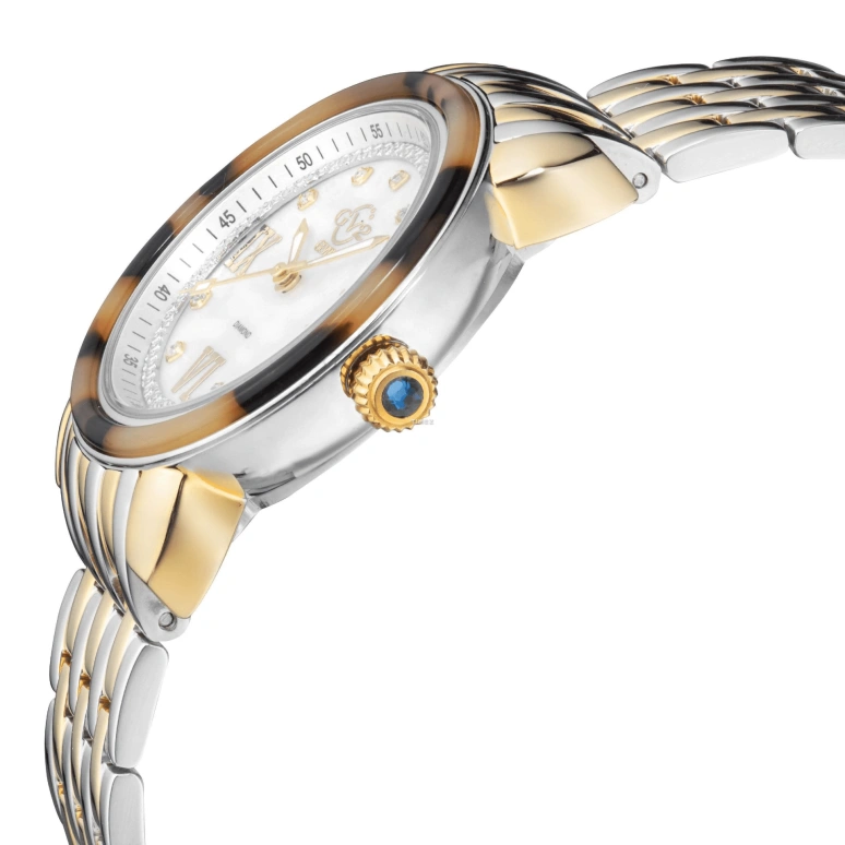 Gevril,Marsala 37mm,37mm,Stainless Steel,White,Quartz,Sapphire,Crystal Glass,Round,9854B