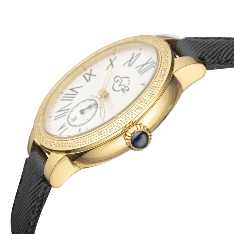Gevril,Astor 40mm,40mm,Stainless Steel,White,Quartz,Sapphire,Crystal Glass,Round,9107