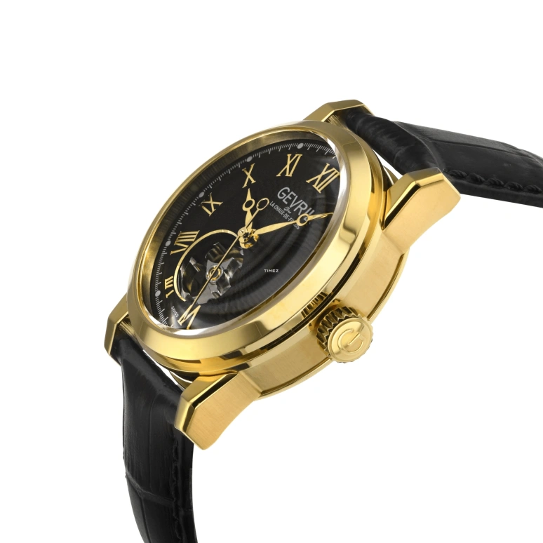 Gevril,Madison 39mm,39mm,Stainless Steel,Black,Automatic,Sapphire,Round,2588