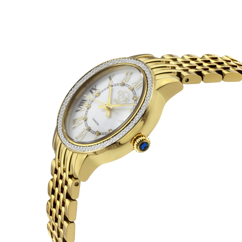 Gevril,Astor 34mm,34mm,Stainless Steel,Silver White,White,Quartz,Sapphire,Crystal Glass,Round,9153B