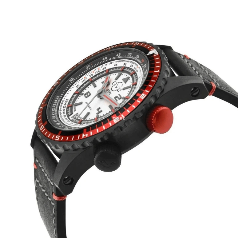 Gevril,Contasecondi 43mm,43mm,Stainless Steel,White,Automatic,Chronograph,Day,3508S