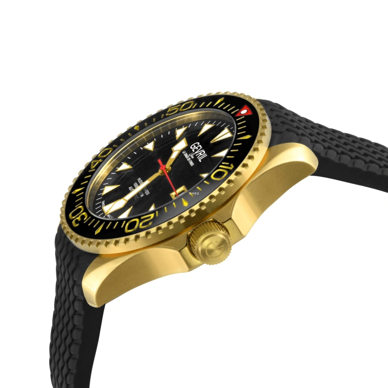 Gevril,Hudson Yards 43mm,43mm,Stainless Steel,Black,Automatic,Day,38hours,48804R