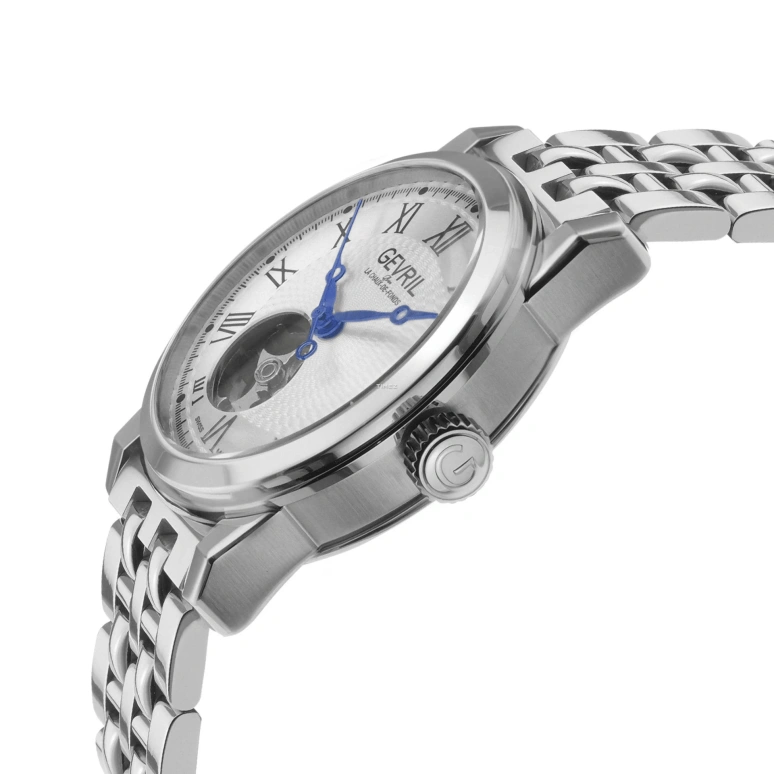 Gevril,Madison 39mm,39mm,Stainless Steel,Silver,Automatic,Sapphire,Crystal Glass,Round,2582