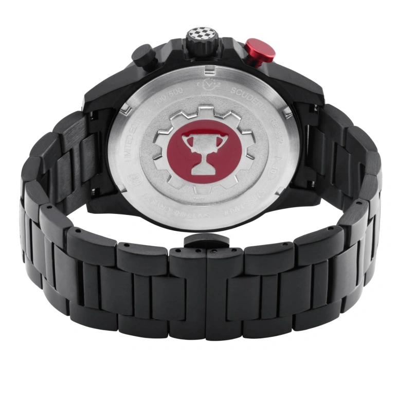 Gevril,Scuderia 45mm,45mm,Stainless Steel,Blue,Quartz,Chronograph,Day,Dule Time,Alarm,Sapphire,Crystal Glass,Round,9924B