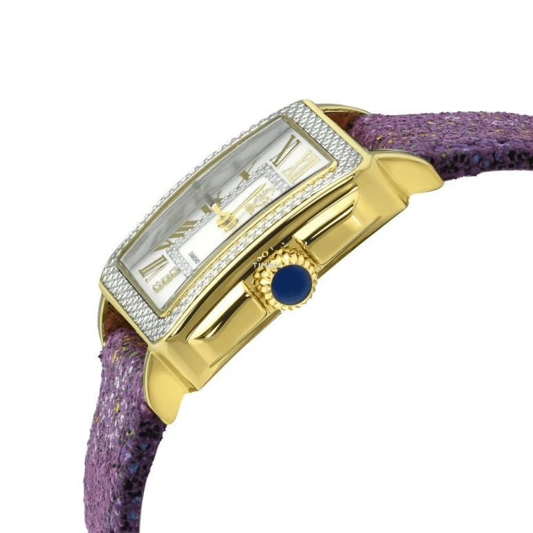Gevril,Padova 27.50mm,27.50mm,Stainless Steel,Dual,White,Quartz,Sapphire,Rectangular,12305F