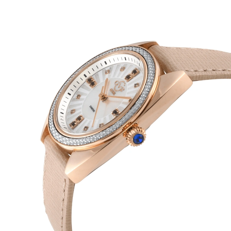 Gevril,Palermo 36mm,36mm,Stainless Steel,White,Quartz,Sapphire,Round,13103