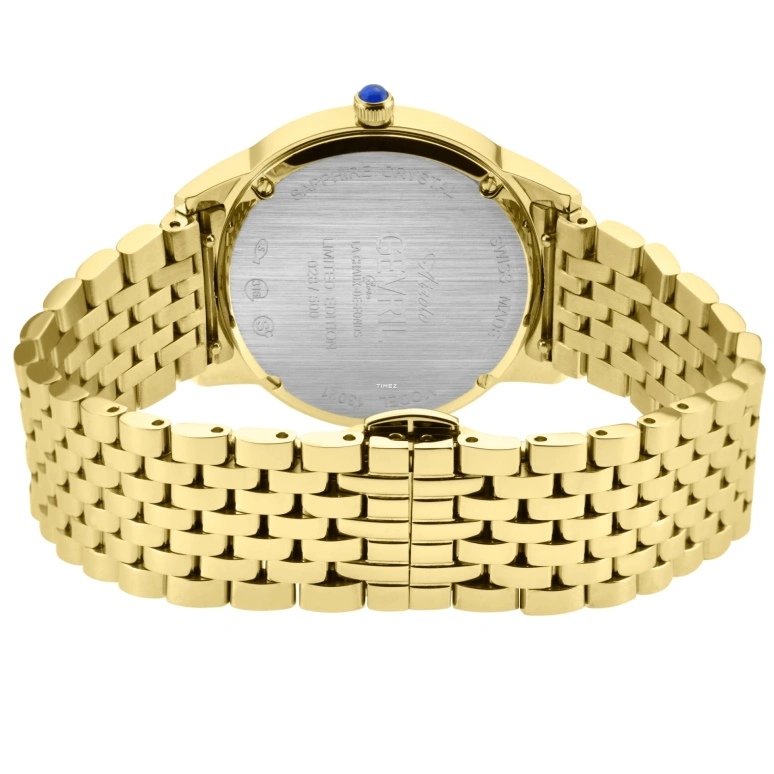 Gevril,Airolo 36mm,36mm,Stainless Steel,White,Quartz,Sapphire,Round,13021B