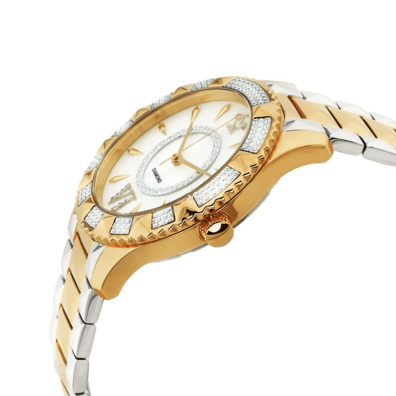 Gevril,Venice 39mm,39mm,Rose Gold,White,Quartz,Sapphire,Round,11716,11716-929