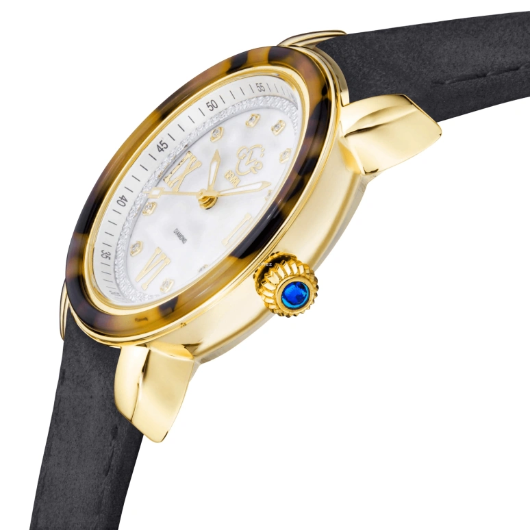 Gevril,Marsala 37mm,37mm,Stainless Steel,White,Quartz,Sapphire,Crystal Glass,Round,9851